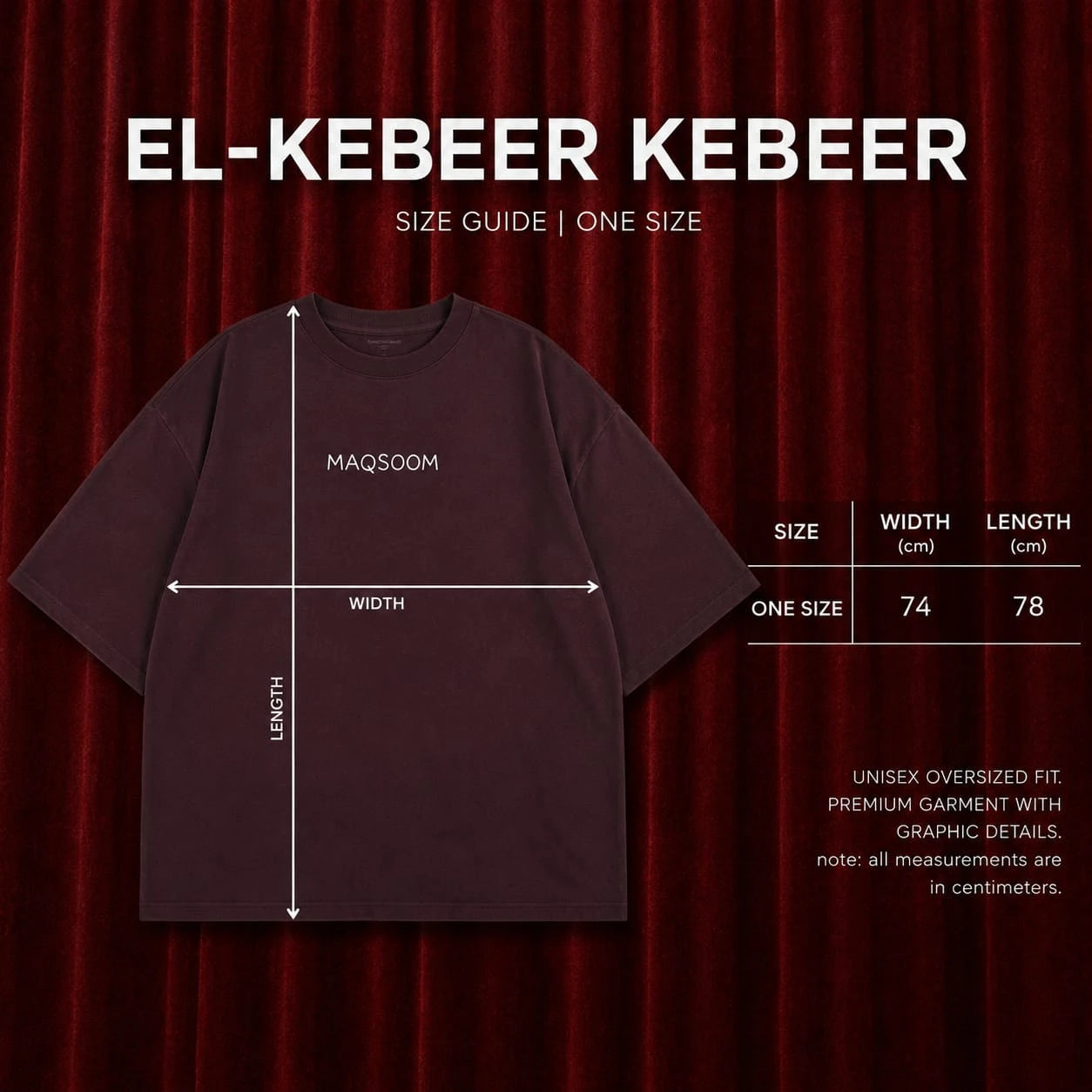 El-Kebeer Kebeer - Glasses Duck — size guide